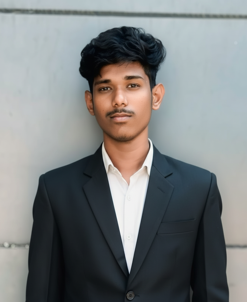 Rishi Aravindha - Full Stack Developer Rishi Aravindha - Professional Portrait